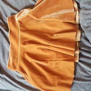 Velour skirt